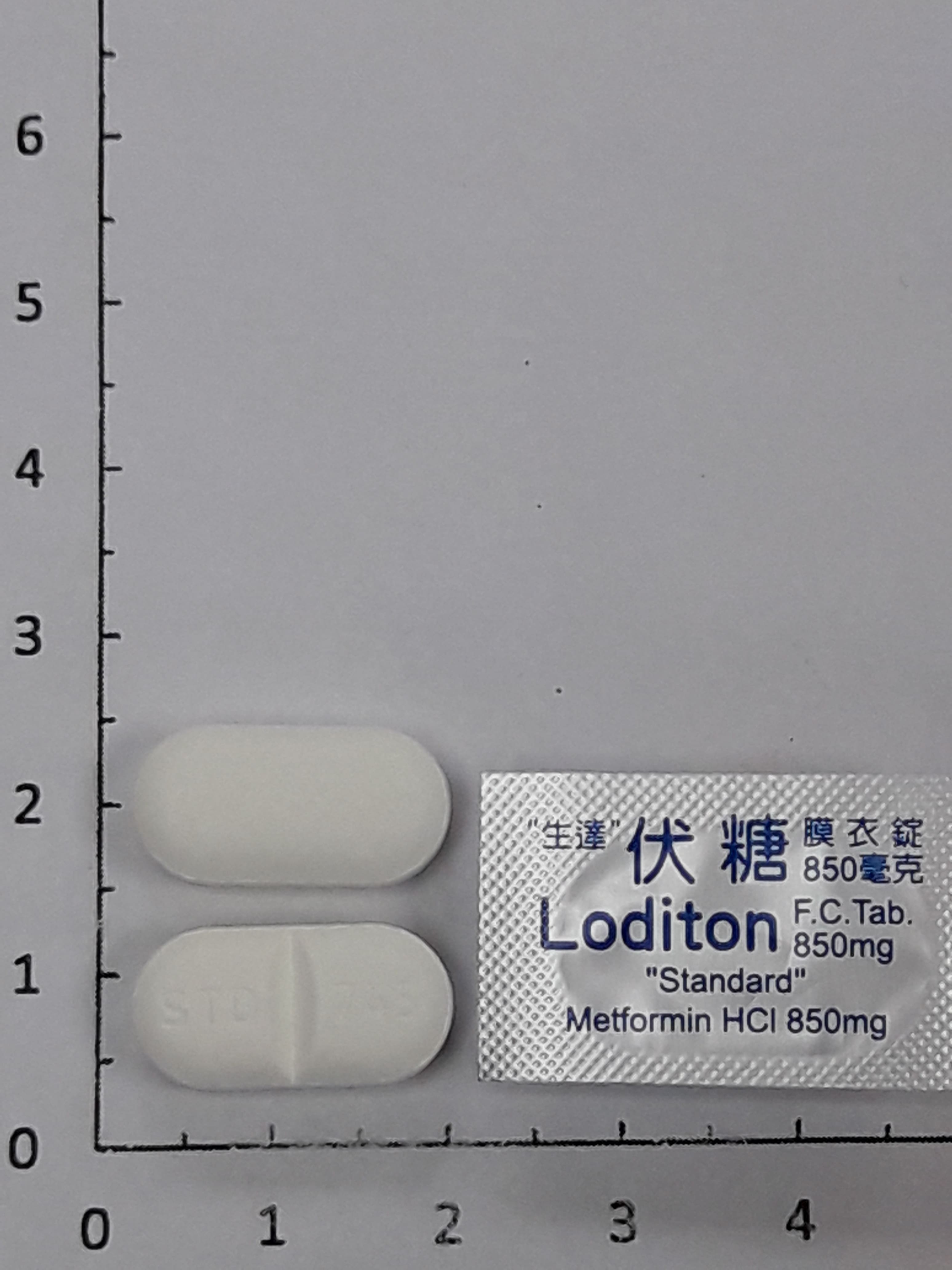 伏糖膜衣錠